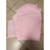 nid d'ange rose pois blanc