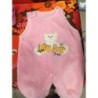 ensemble salopette sweat chausson polaire 6/ 9 mois