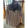 doudoune fin lila et grise taille 46