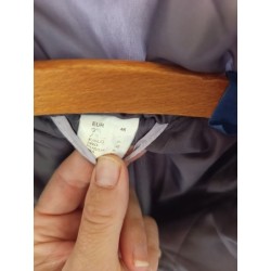 doudoune fin lila et grise taille 46