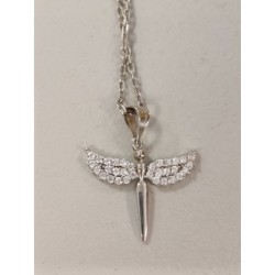 collier ange épée argent...