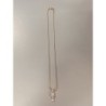 collier fantaisie argenté pendentif strass