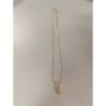 collier fantaisie pendentif ovale