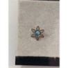 boucles d'oreilles puces fleurs fantaisie