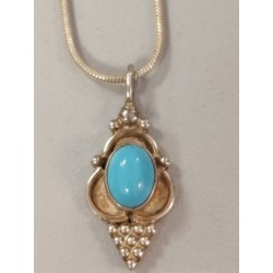pendentif tibétain argent...