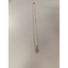 pendentif tibétain argent et turquoise