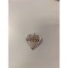 pendentif guess coeur argenté