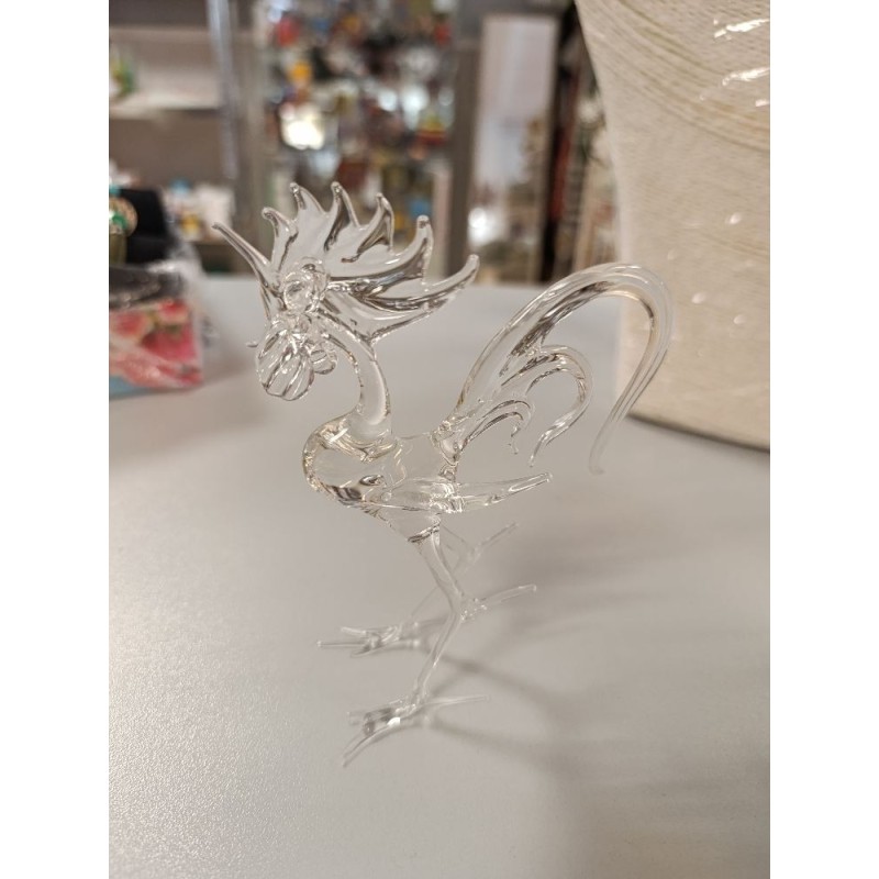 coq en verre de murano 