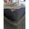 tshirt noir bordure décor brillants