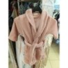 peignoir enfant rose polaire SYlvie Thieriez 2 ans