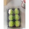 lot de 6 bougies porte bonheur trèsfle avec coccinelle neuf