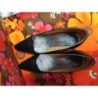 escarpins noirs talon carré cloutés taille 38 Mazélie