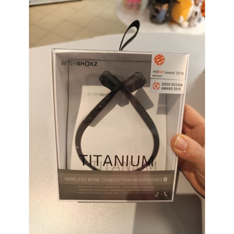 casque aftershokz titanium bon conduction neuf scellé