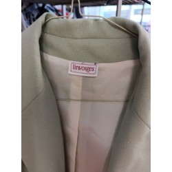 veste blazer vert pastel Linvosges taille 46