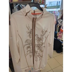 gilet zippé coton confort...