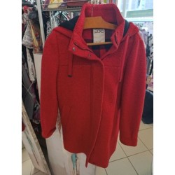 manteau rouge taille L