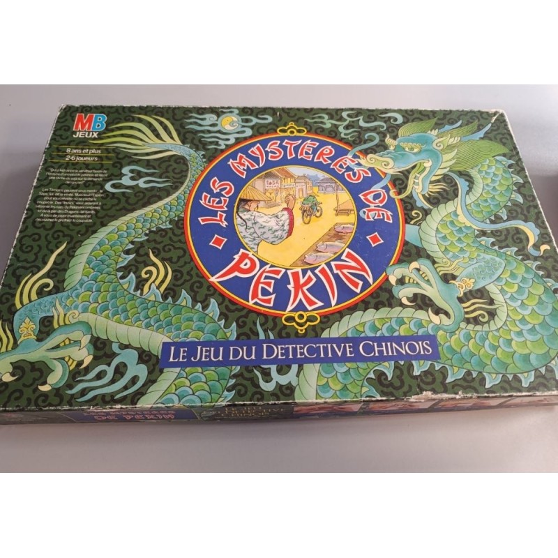 jeu de société vintage 1987 les mystères de Pékin