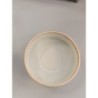 boite en porcelaine vintage blanche motif de cerisier sakura ou pommier fleurs roses