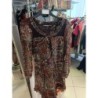 robe manches longues motifs cachemire DDP M