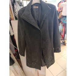 manteau gris taille 38