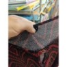 tunique noire et rouge motif chevrons taille 4 manches 3/4 