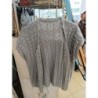 gilet manches courtes bleu brillant grande taille