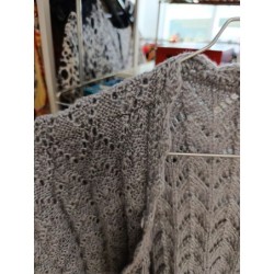 gilet manches courtes bleu brillant grande taille