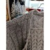 gilet manches courtes bleu brillant grande taille