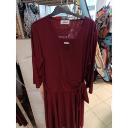 robe bordeaux manches 3/4...