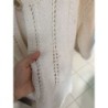 gilet blanc manches courtes grande taille