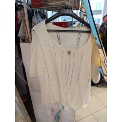 gilet blanc manches courtes...