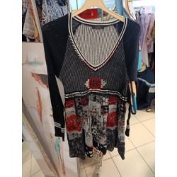 robe manches longues noire...