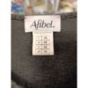 robe d'hiver gris et violet afibel taille 48 