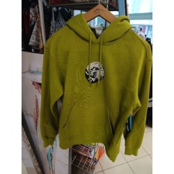 sweat vert à capuche h&m eu S