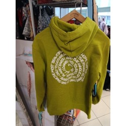 sweat vert à capuche h&m eu S