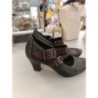 chaussures d'automne à talon Tamaris bleu pétrol foncé