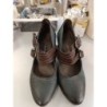 chaussures d'automne à talon Tamaris bleu pétrol foncé