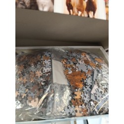 lot de 3 puzzles animaux 1000 pièces