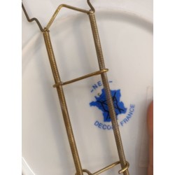 assiette décorative automnale cerf nem