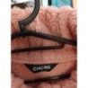 veste rose d'autone toute douce tissu type peluche taille L