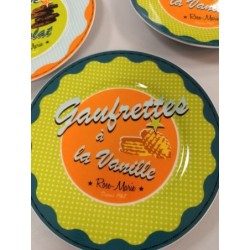 lot 3 petites assiettes style vintage