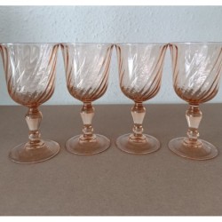 lot de 4 verres vintages...