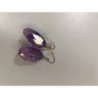 boucles d'oreille en pointe d'améthyste