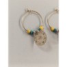 boucles d'oreilles bohême type petites créoles