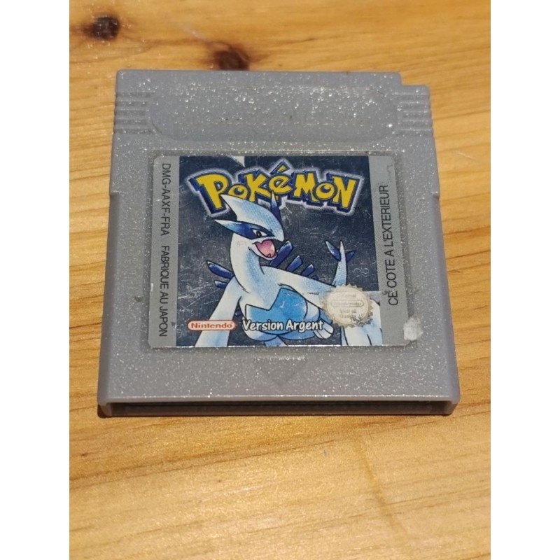 jeu game boy Pokemon version argent