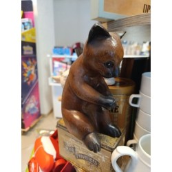 sculpture n 2 chat assis