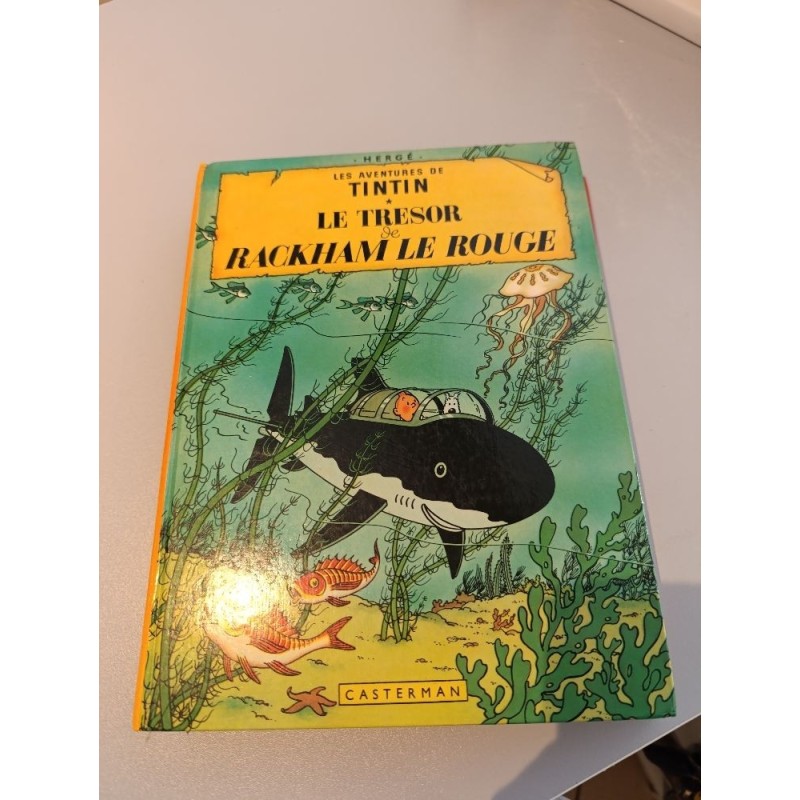 BD Tintin le trésor de rackham le rouge 1966 