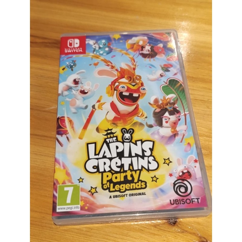 jeu switch lapins crétins Party of Legends