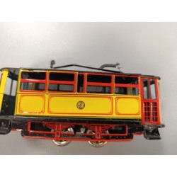 tramway 1923 jouets en tôle vintage avec sa  clé