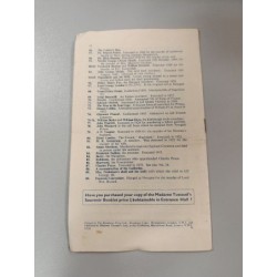 exhibition programm Madame Tussauds vintage